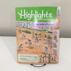 APRIL 2001 - Highlight For Children Magazine, Fun With a Purpose